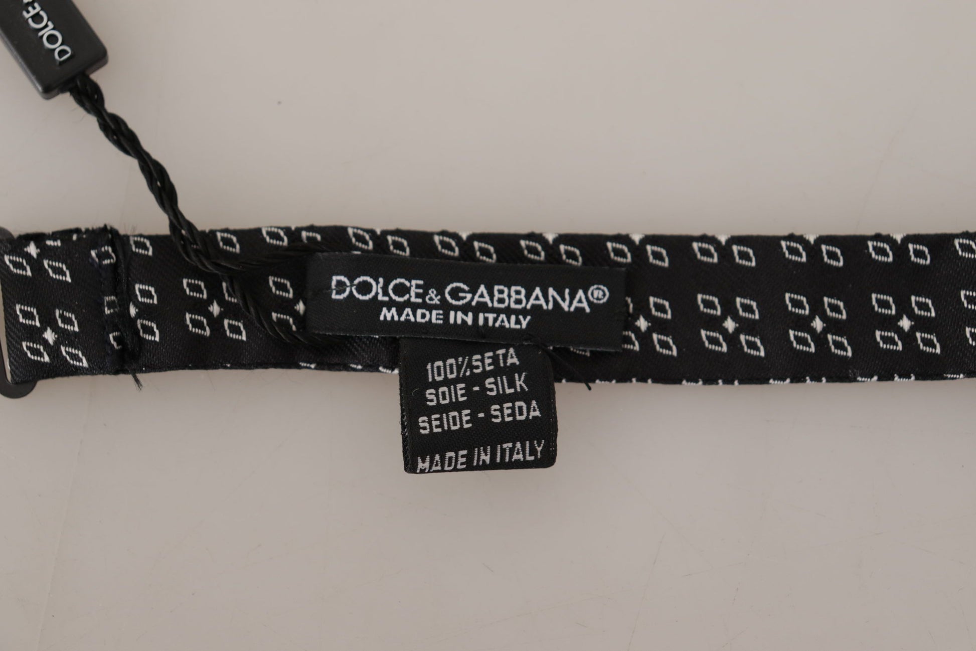 Dolce & Gabbana Elegant Polka Dot Silk Bow Tie - ACCEXO