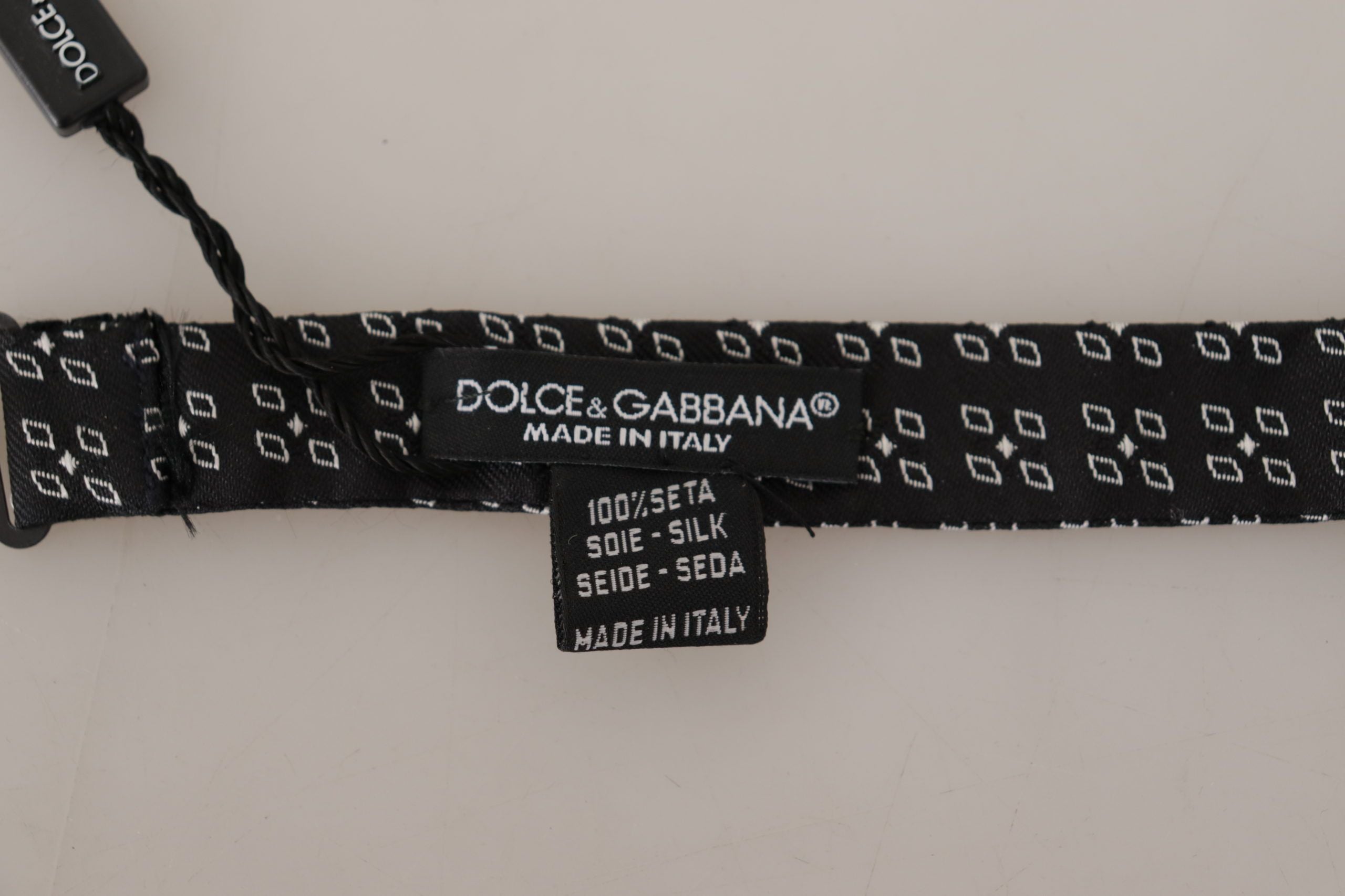 Dolce & Gabbana Elegant Polka Dot Silk Bow Tie - ACCEXO