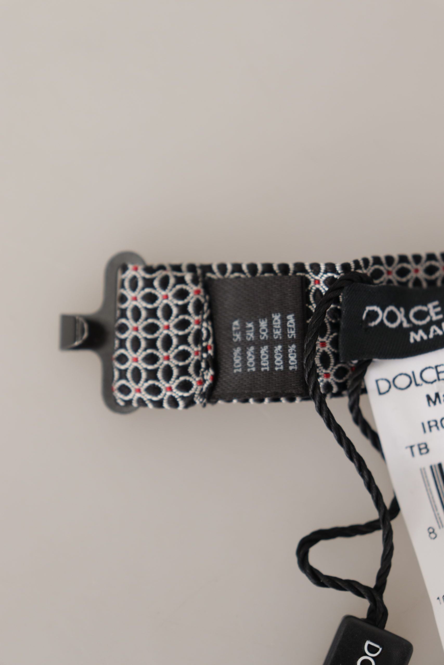 Dolce & Gabbana Elegant Black Silk Bow Tie - ACCEXO
