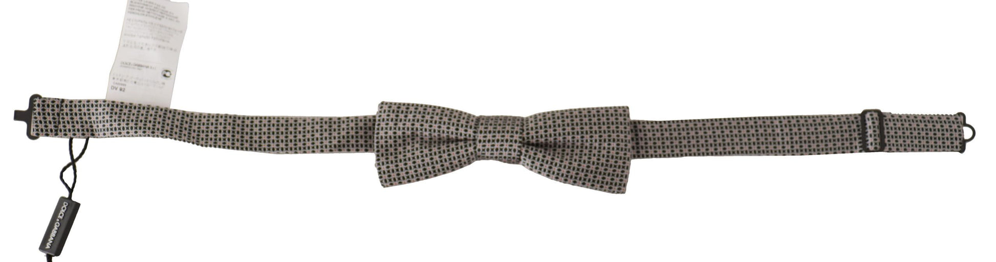 Dolce & Gabbana Elegant Black Silk Bow Tie - ACCEXO