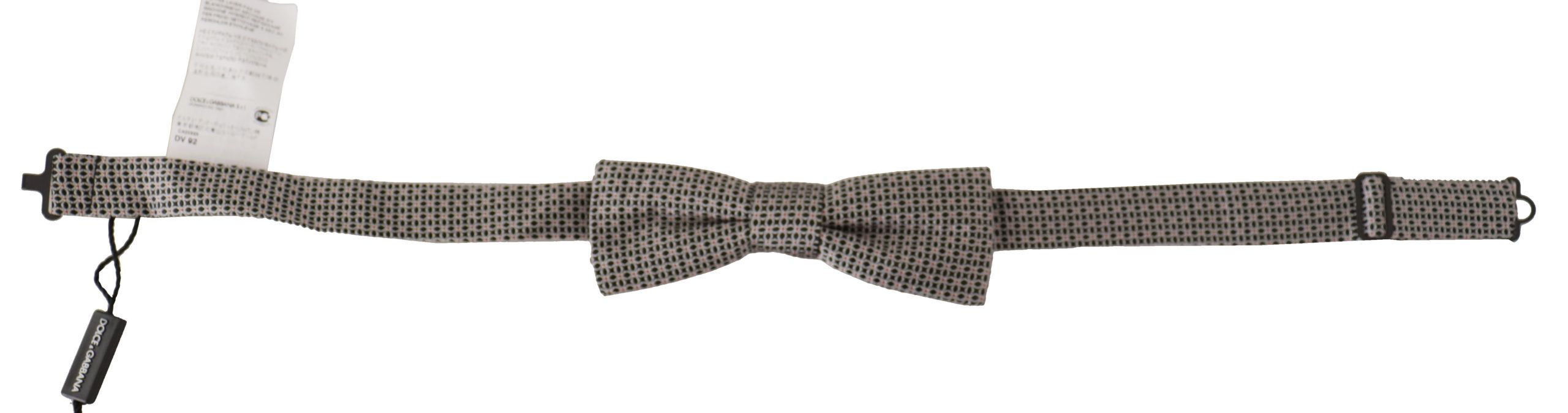 Dolce & Gabbana Elegant Black Silk Bow Tie - ACCEXO