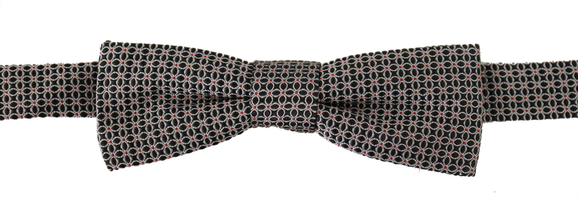 Dolce & Gabbana Elegant Black Silk Bow Tie - ACCEXO