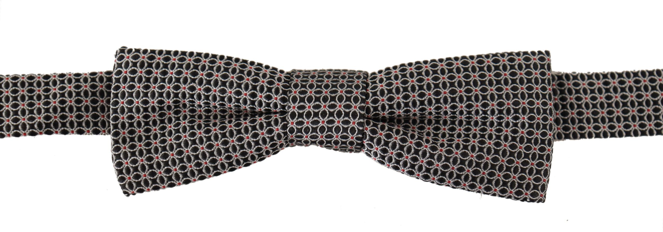 Dolce & Gabbana Elegant Black Silk Bow Tie - ACCEXO