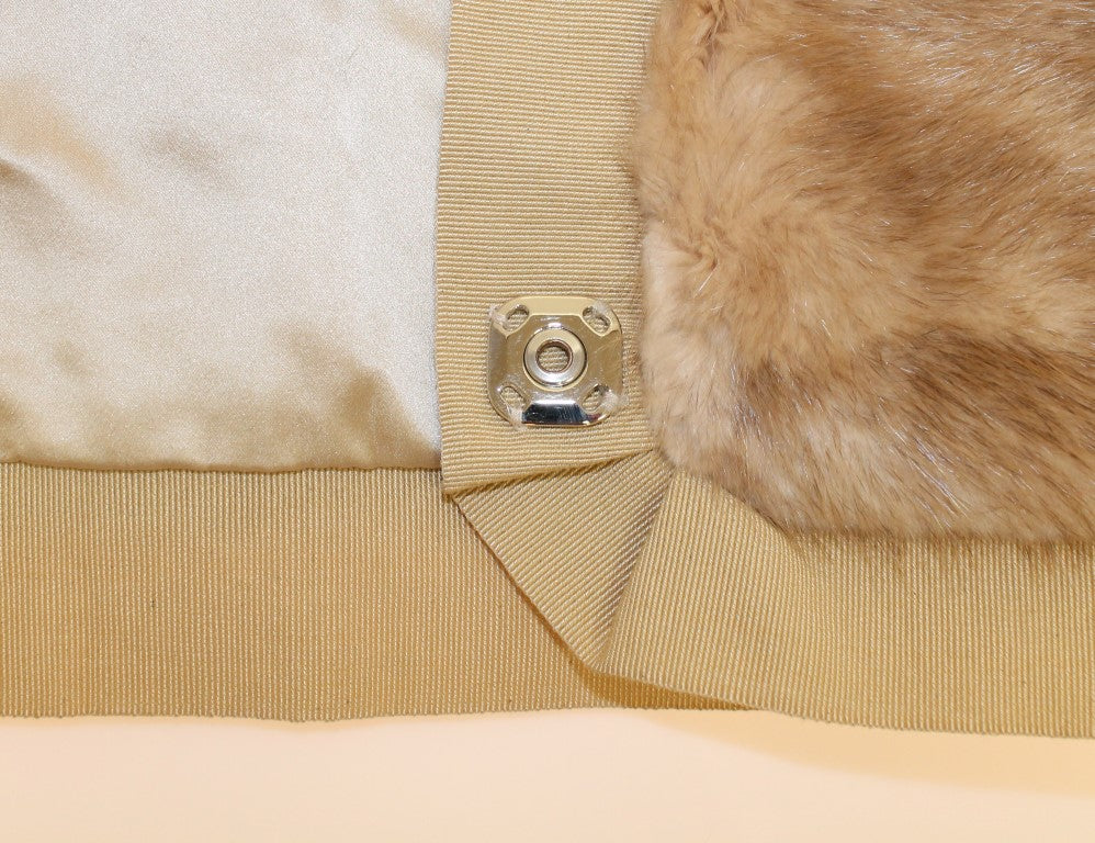 Dolce & Gabbana Exclusive Beige MINK Fur Scarf Wrap - ACCEXO