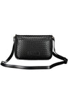 La Martina Elegant Black Shoulder Bag with Contrasting Details