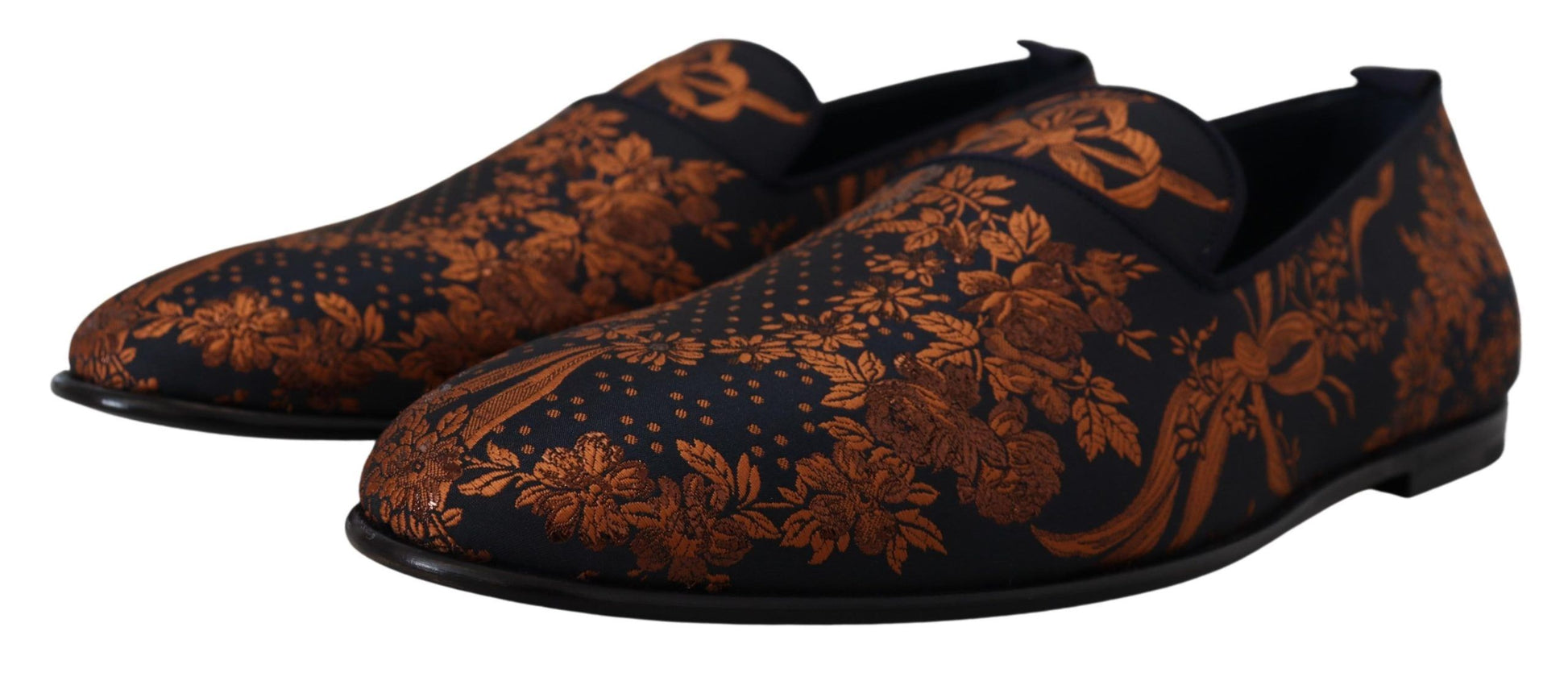 Dolce & Gabbana Elegant Floral Slip-On Loafers - ACCEXO