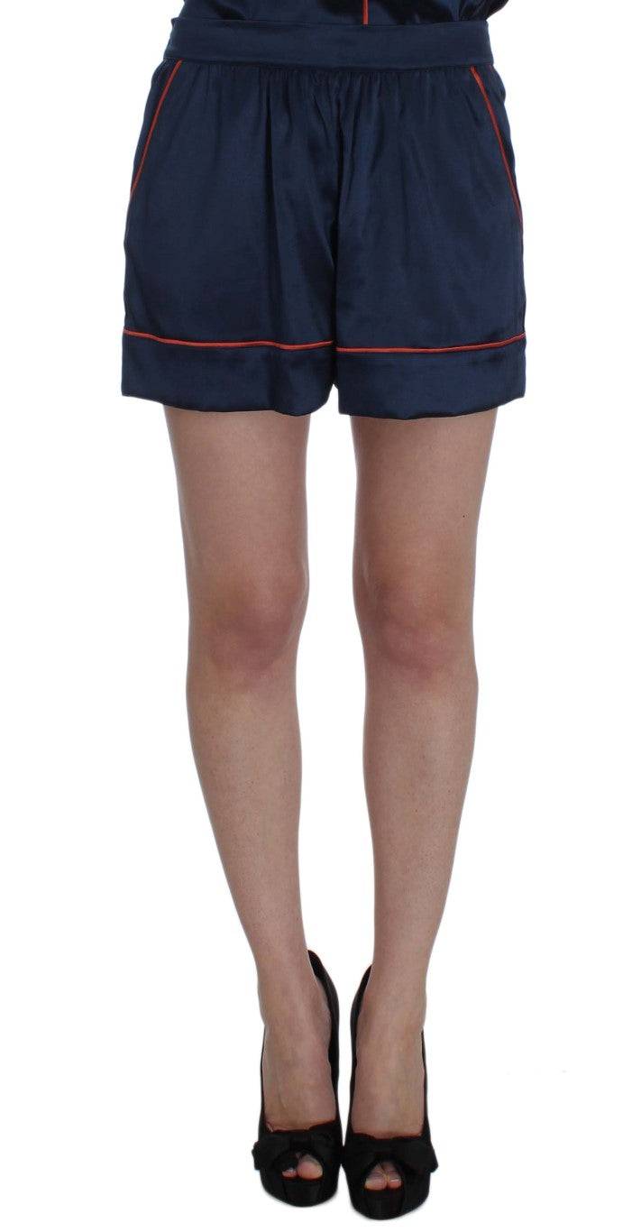 Dolce & Gabbana Elegant Silk Stretch Mini Shorts - ACCEXO