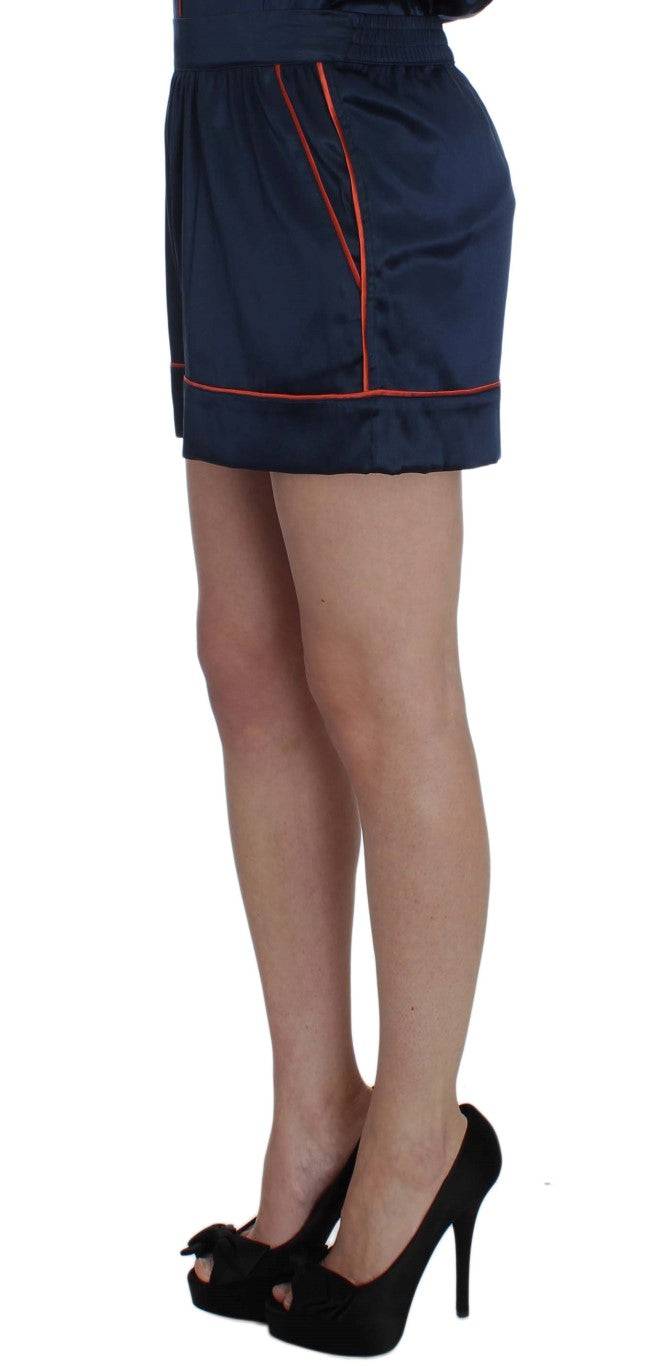 Dolce & Gabbana Elegant Silk Stretch Mini Shorts - ACCEXO