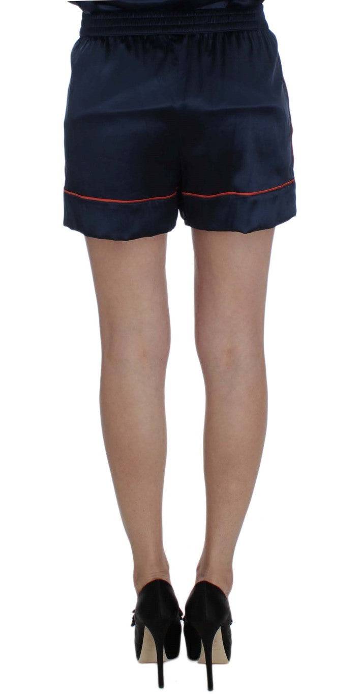 Dolce & Gabbana Elegant Silk Stretch Mini Shorts - ACCEXO