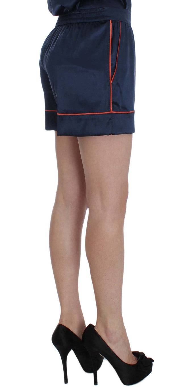 Dolce & Gabbana Elegant Silk Stretch Mini Shorts - ACCEXO