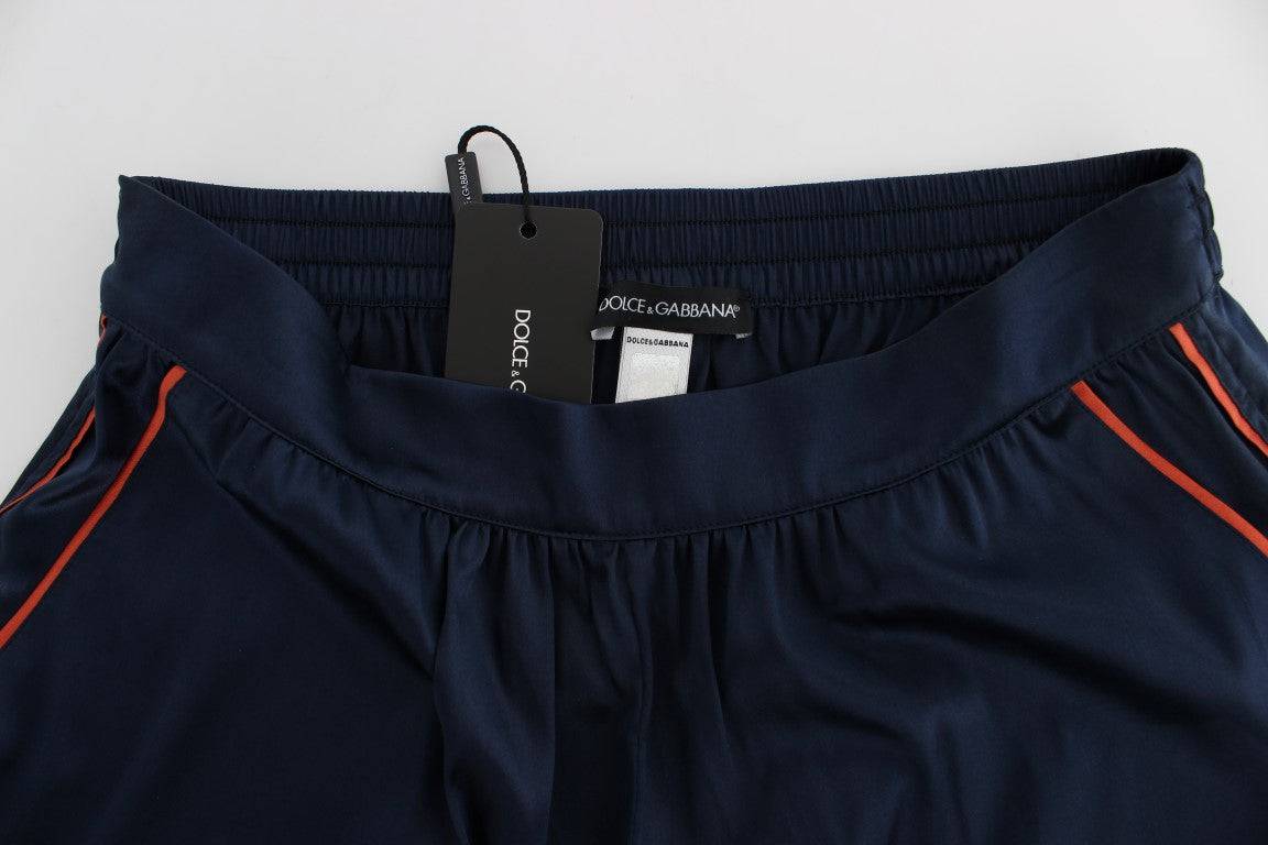 Dolce & Gabbana Elegant Silk Stretch Mini Shorts - ACCEXO