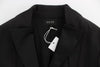Elegant Black Stretch Blazer Jacket