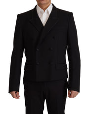Dolce & Gabbana Elegant Double Breasted Wool Blazer - ACCEXO