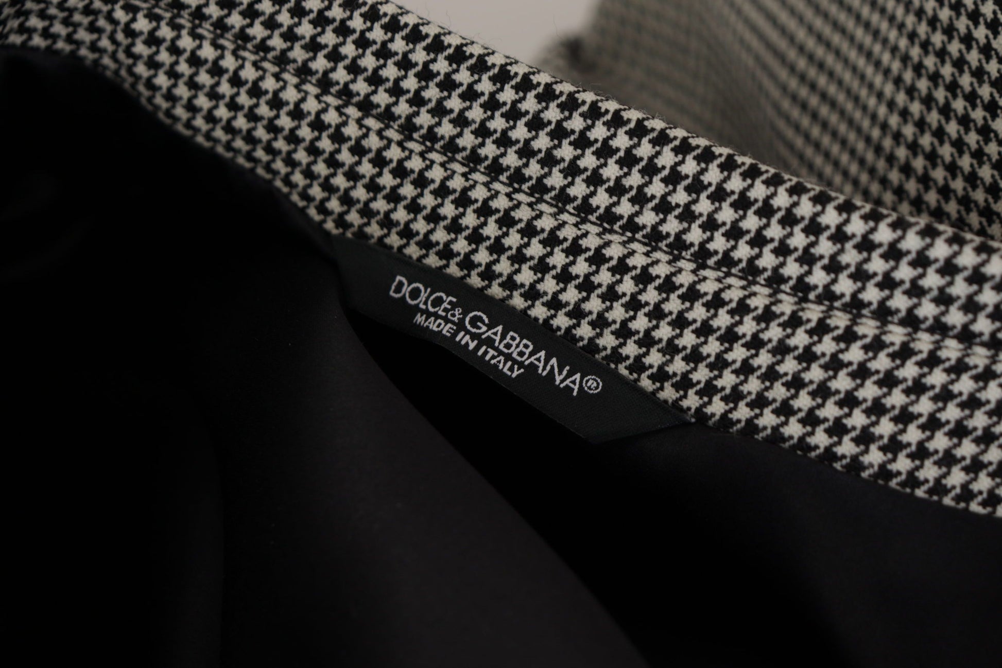 Dolce & Gabbana Elegant Gray Checkered Wool Blazer - ACCEXO
