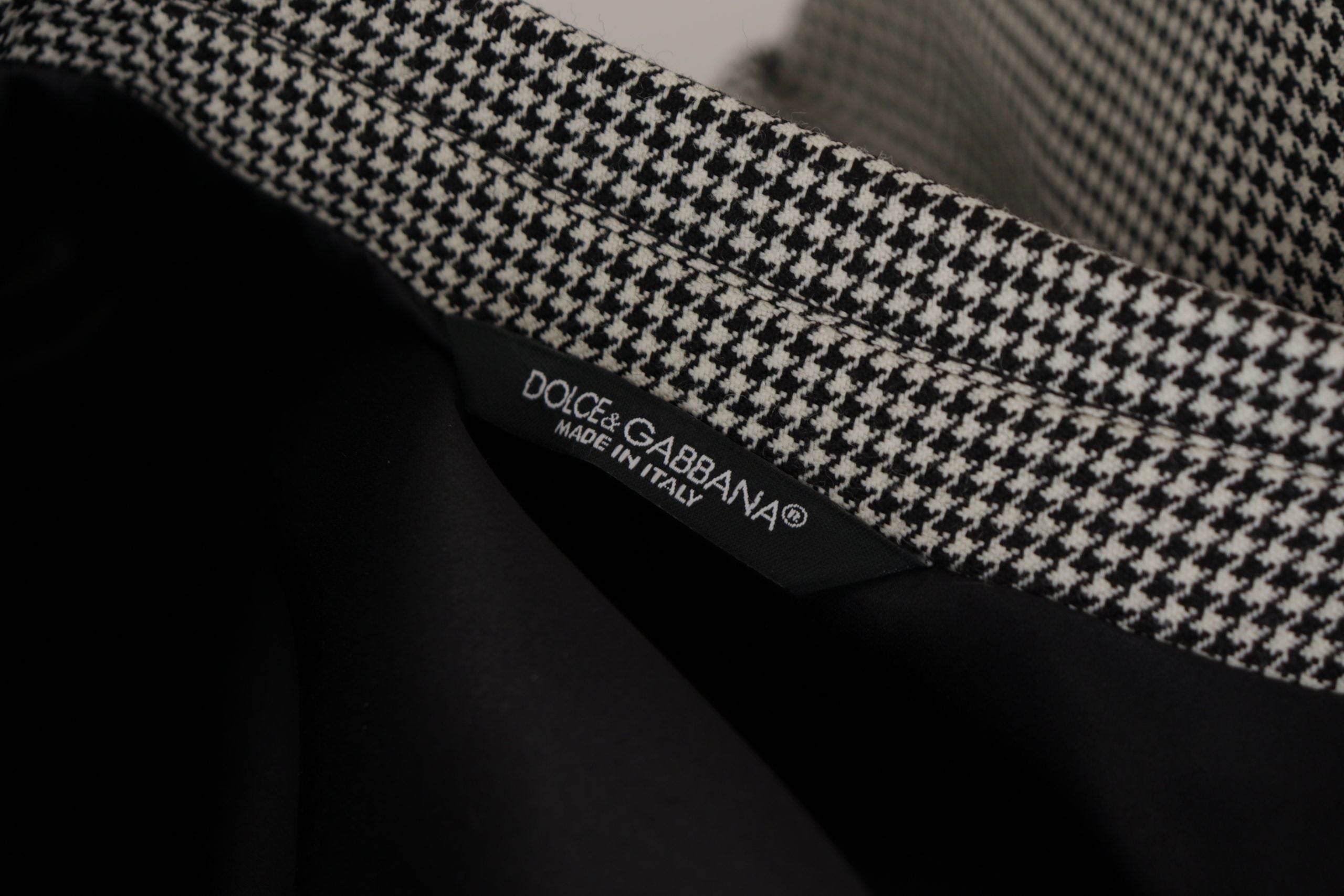 Dolce & Gabbana Elegant Gray Checkered Wool Blazer - ACCEXO