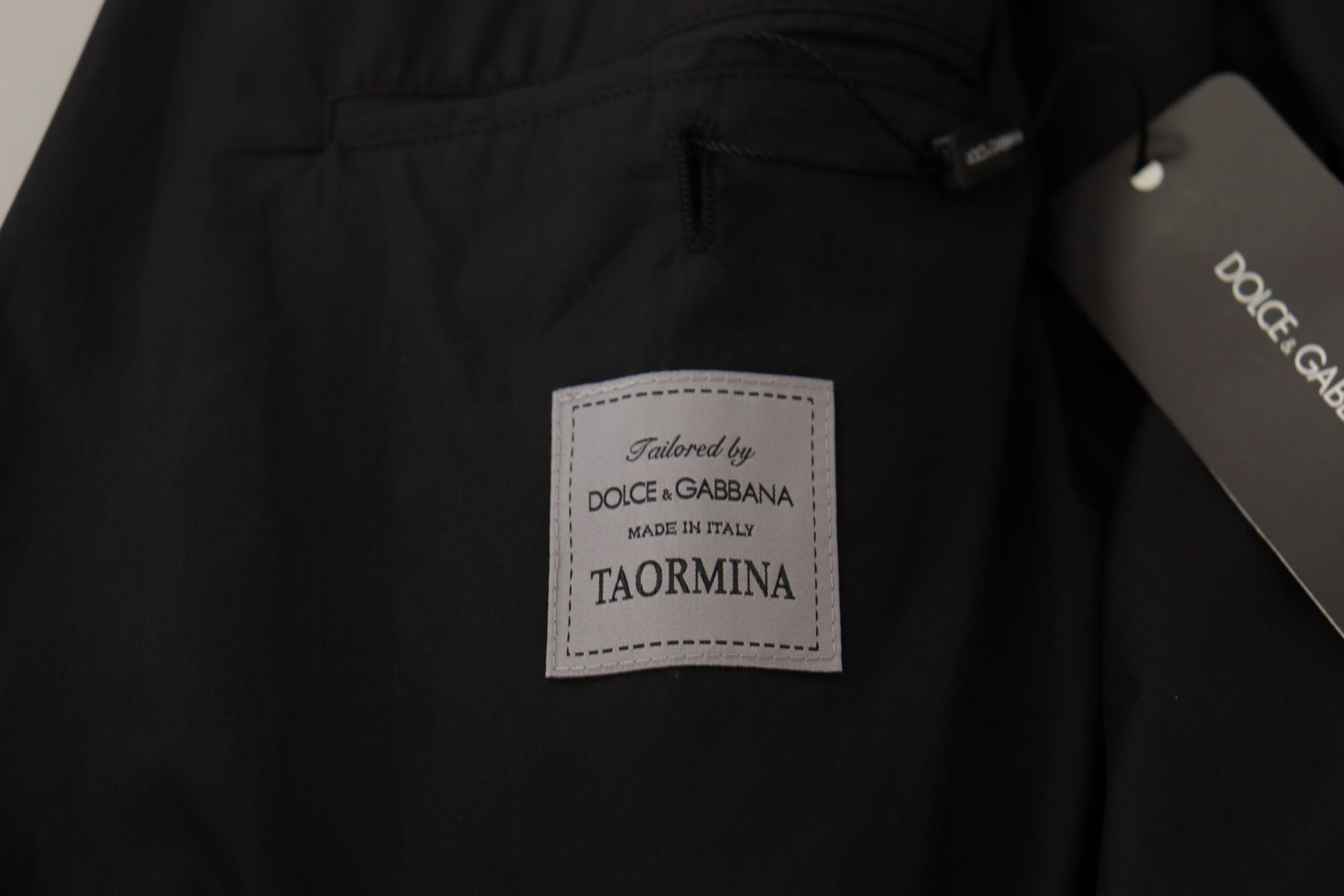 Dolce & Gabbana Elegant Taormina Black Cotton Blazer - ACCEXO