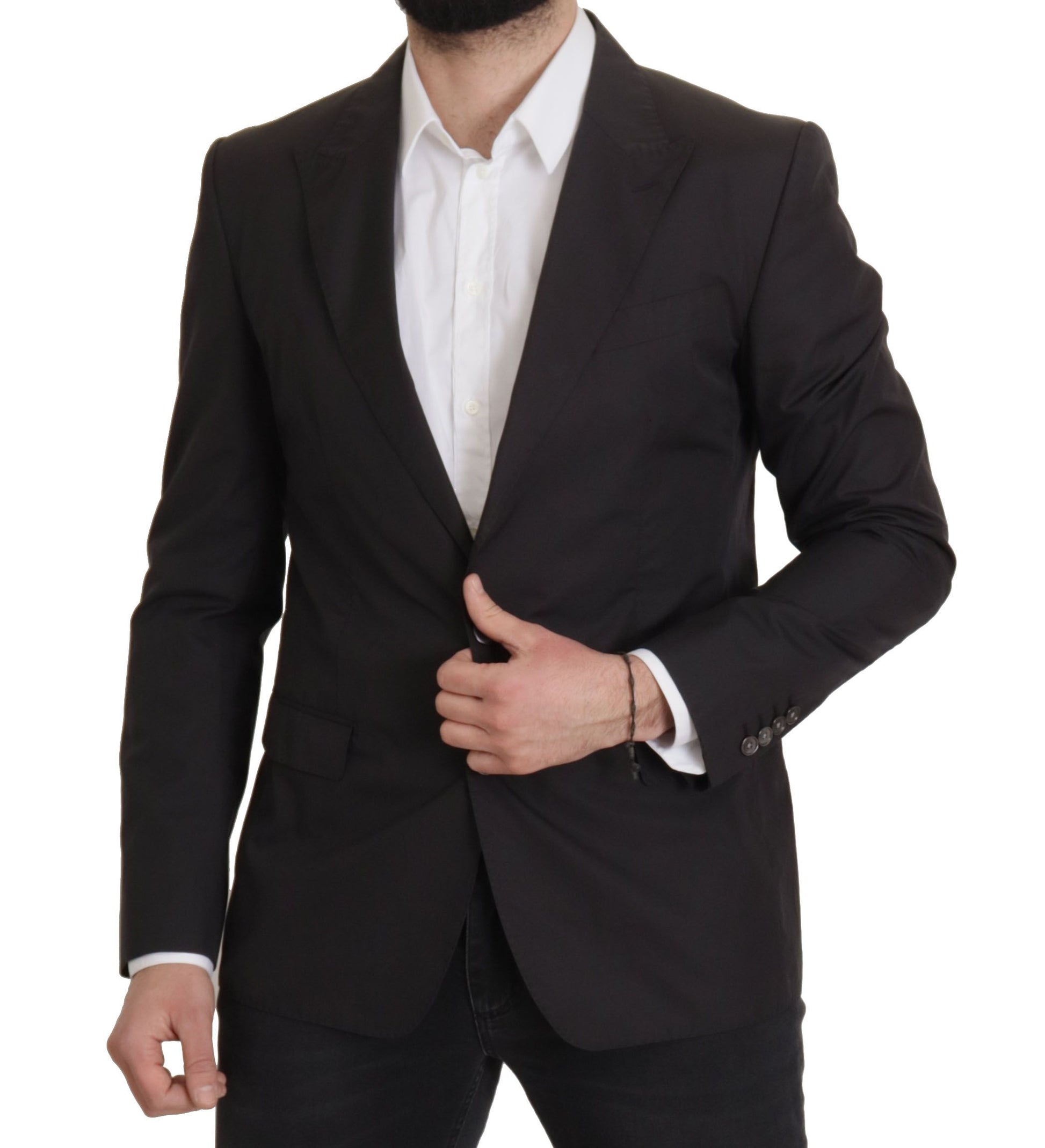 Dolce & Gabbana Elegant Taormina Black Cotton Blazer - ACCEXO
