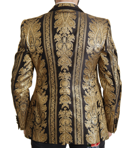 Dolce & Gabbana Elegant Single Breasted Jacquard Blazer