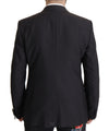 Dolce & Gabbana Elegant Dark Blue Martini Two-Piece Blazer