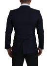 Dolce & Gabbana Elegant Single Breasted Wool Silk Blazer