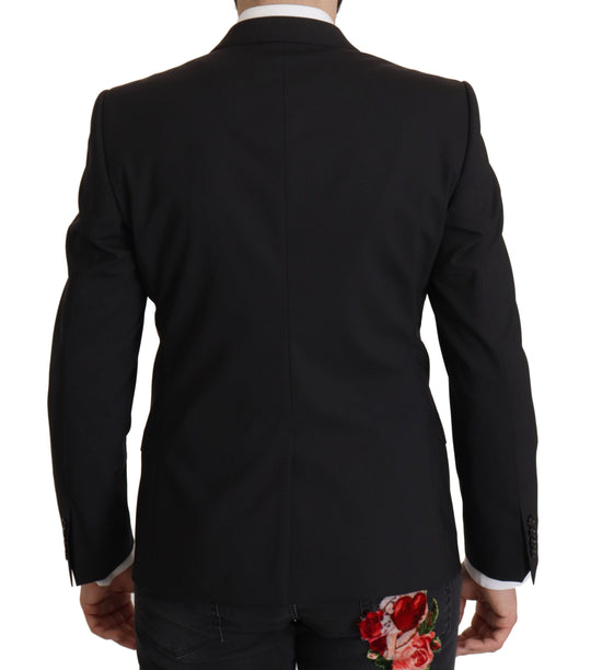 Dolce & Gabbana Elegant Slim Fit Black Blazer Jacket