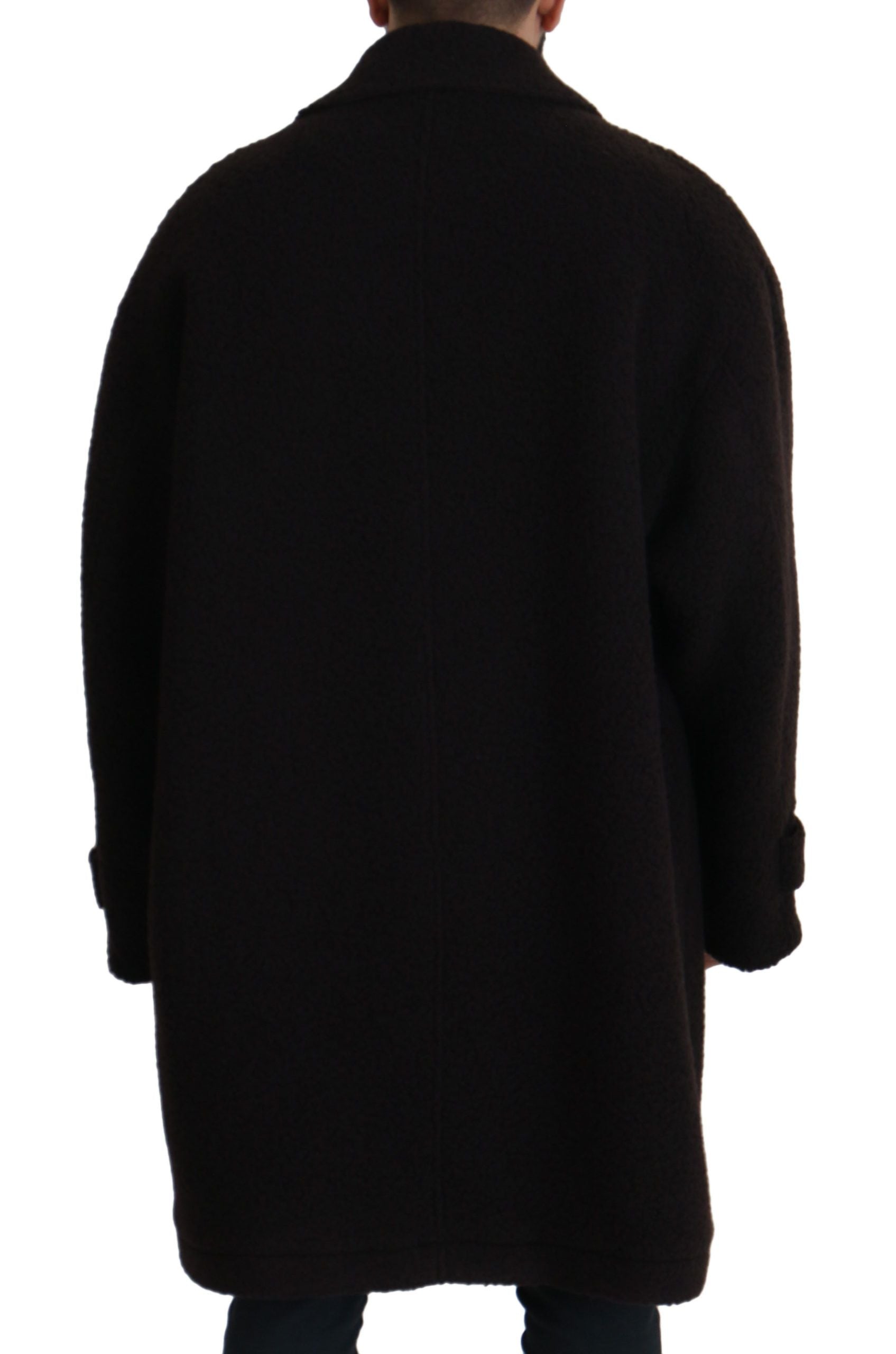 Dolce & Gabbana Elegant Black Alpaca Wool Blend Jacket - ACCEXO
