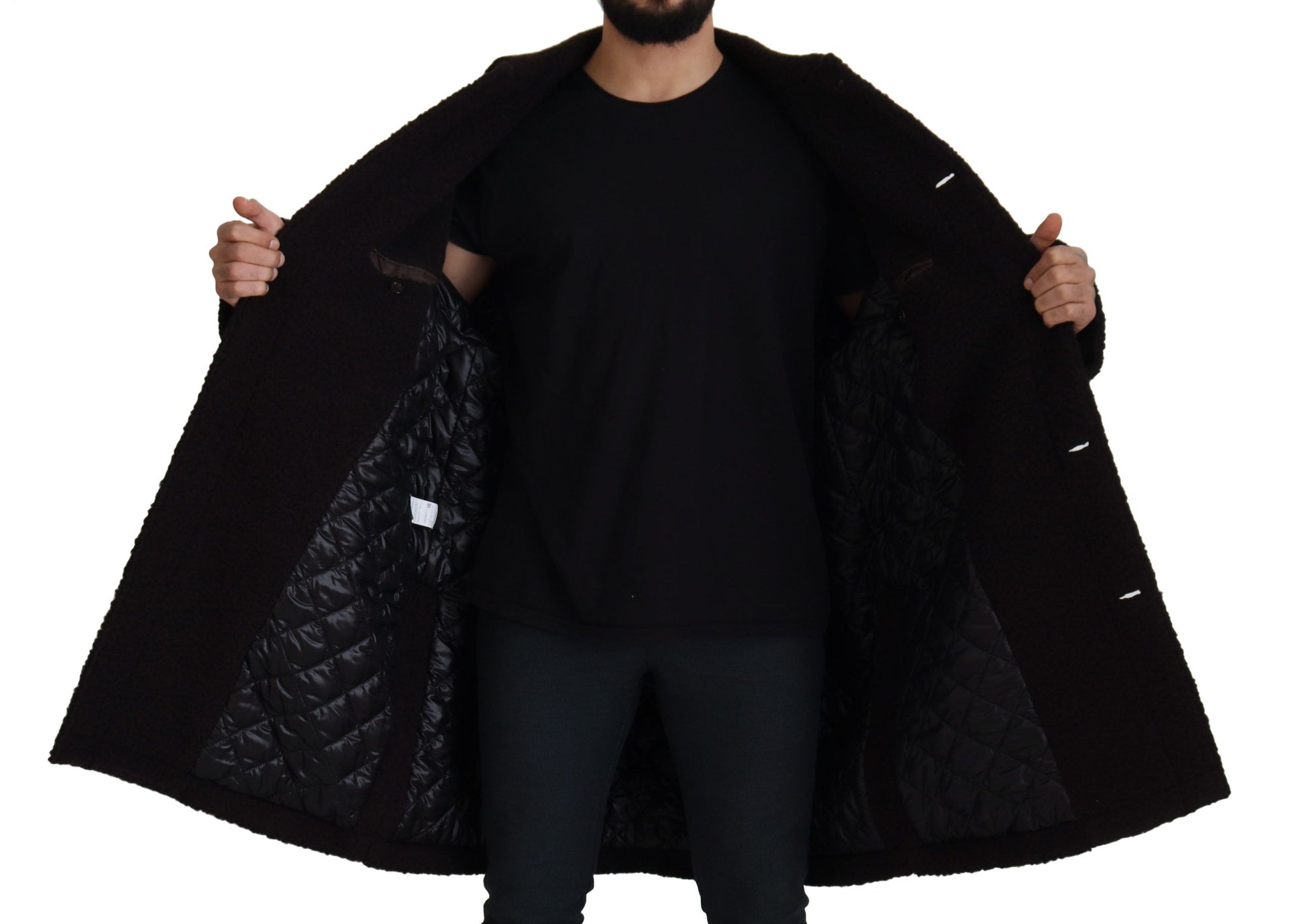 Dolce & Gabbana Elegant Black Alpaca Wool Blend Jacket - ACCEXO