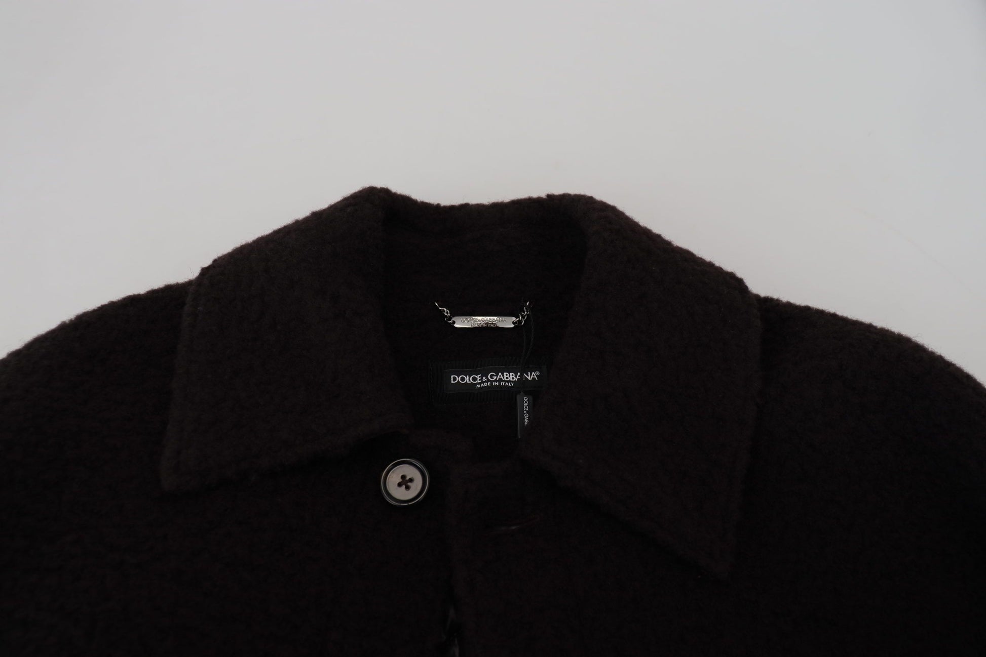 Dolce & Gabbana Elegant Black Alpaca Wool Blend Jacket - ACCEXO