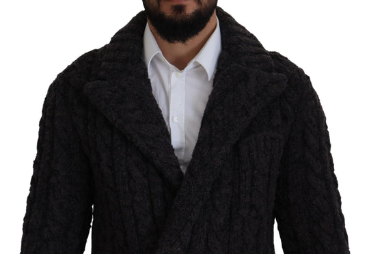 Dolce & Gabbana Elegant Double-Breasted Wool-Cashmere Coat