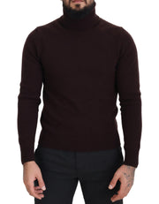 Dolce & Gabbana Elegant Turtleneck Wool Pullover Sweater - ACCEXO