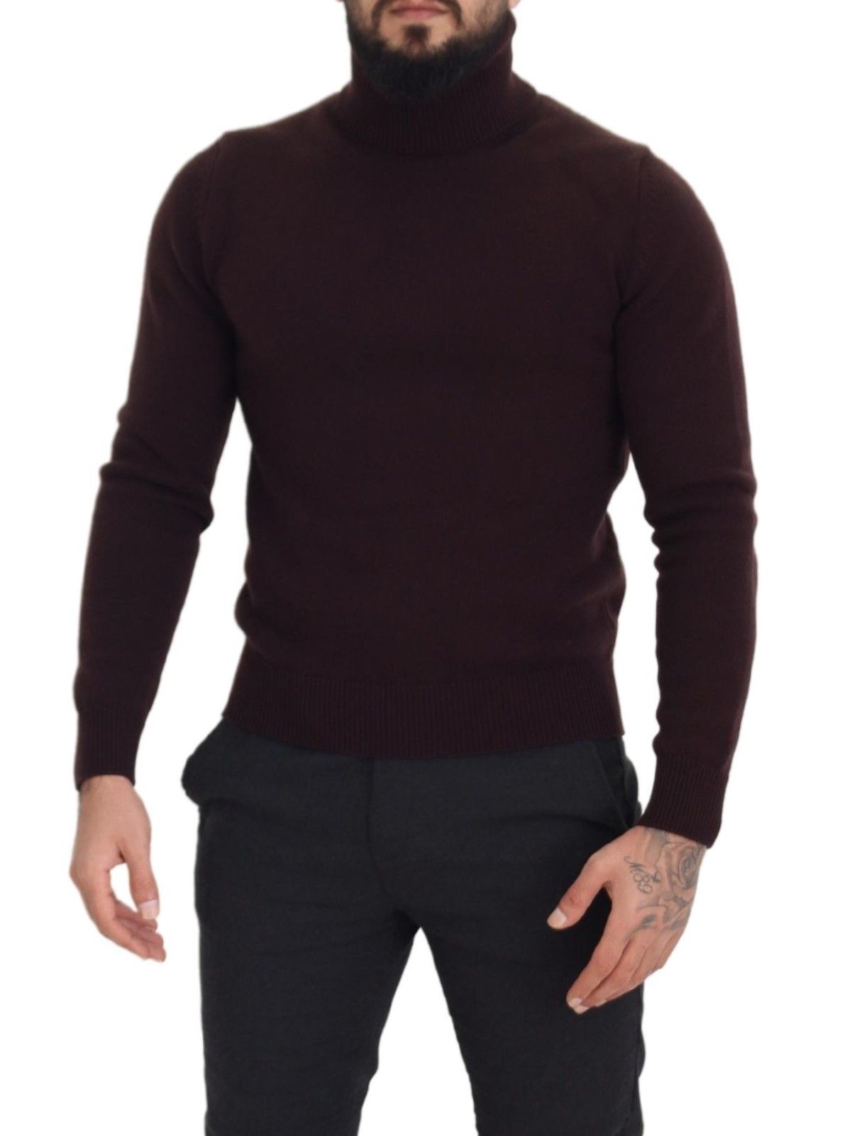 Dolce & Gabbana Elegant Turtleneck Wool Pullover Sweater - ACCEXO