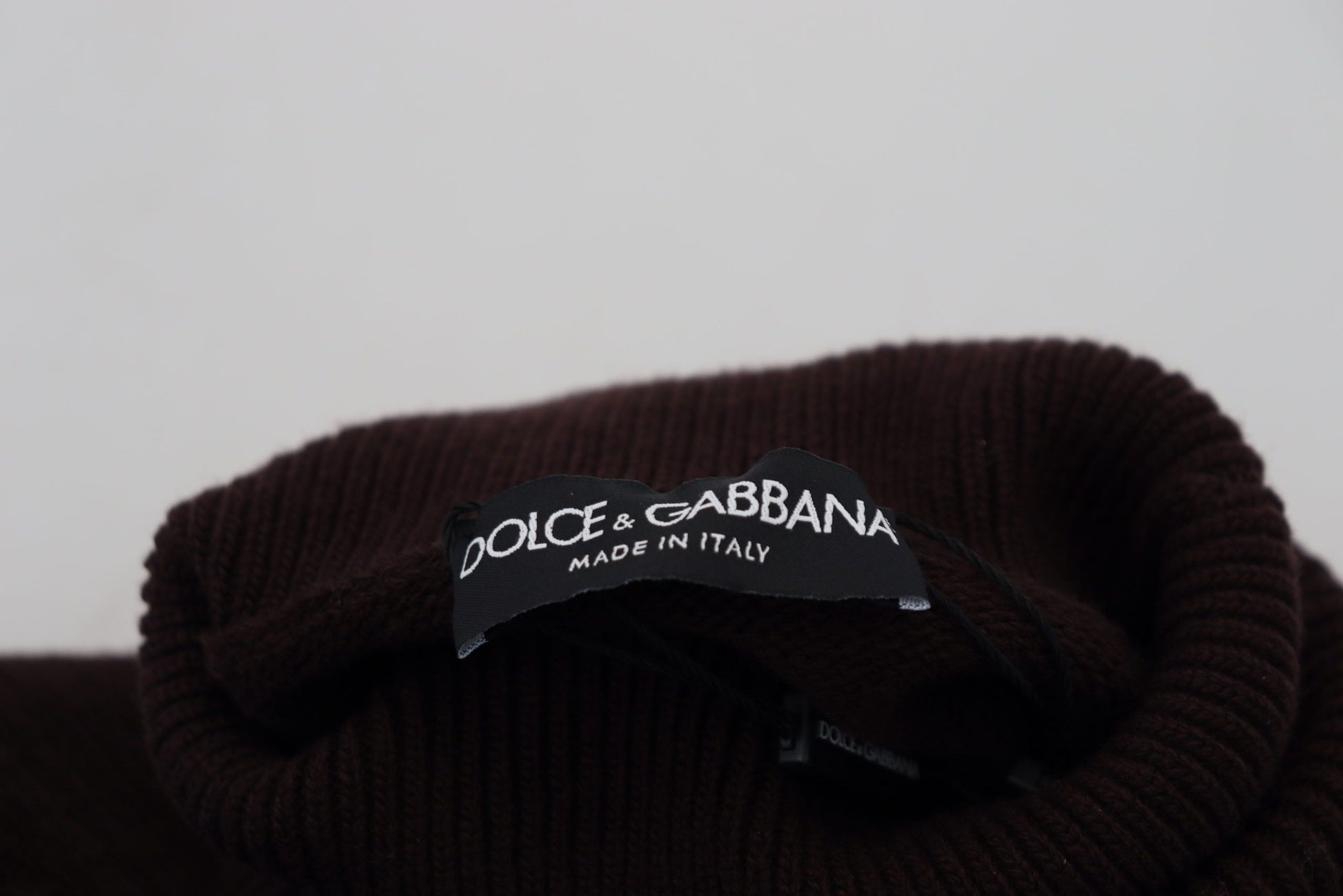 Dolce & Gabbana Elegant Turtleneck Wool Pullover Sweater - ACCEXO