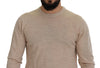 Dolce & Gabbana Elegant Beige Crewneck Wool Sweater