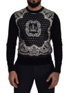 Dolce & Gabbana Elegant Wool Silk Blend Crewneck Sweater