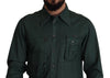 Dolce & Gabbana Emerald Elegance Slim Fit Casual Shirt