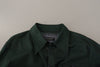 Dolce & Gabbana Emerald Elegance Slim Fit Casual Shirt