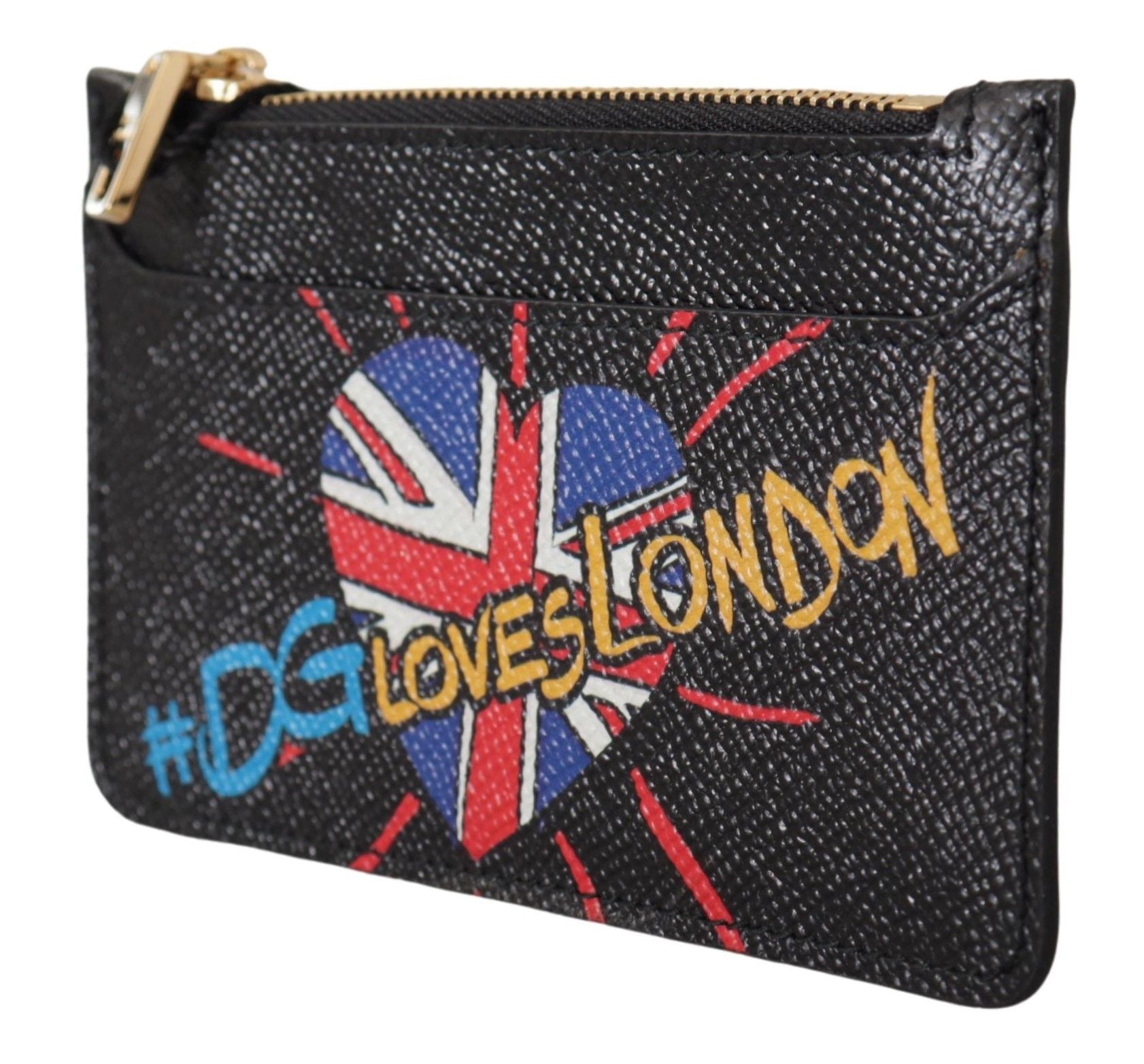 Dolce & Gabbana Elegant Leather Coin Wallet with Zip Closure - ACCEXO