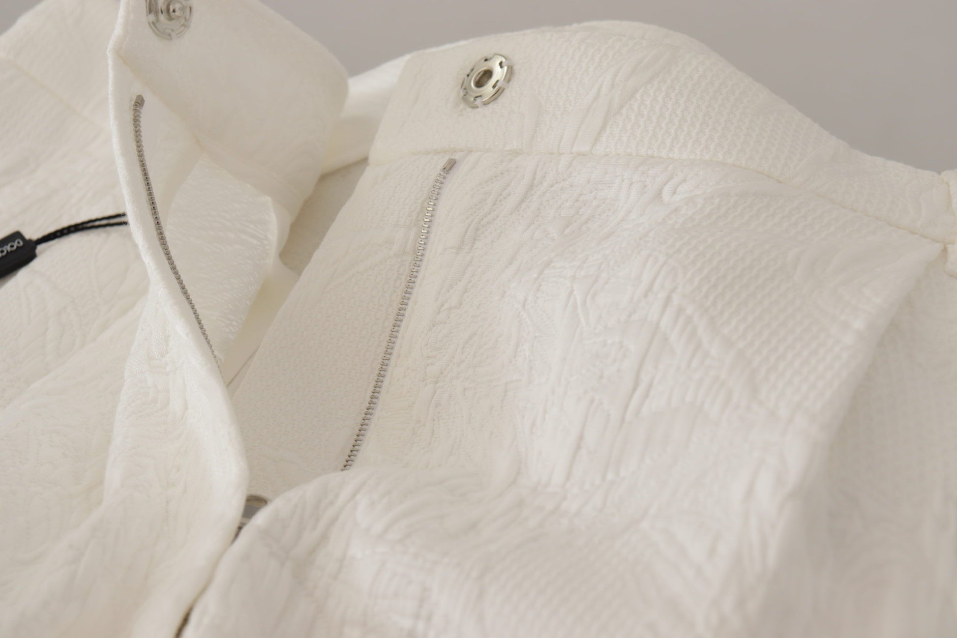Dolce & Gabbana Elegant High Waist White Culotte Shorts - ACCEXO