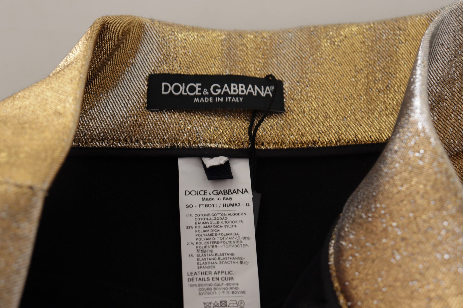 Dolce & Gabbana Gold High Waist Hot Pants Shorts - ACCEXO