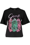 Cavalli Class Chic Slim Fit Tee with Iconic Print