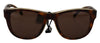 Dolce & Gabbana Chic Unisex Brown Acetate Sunglasses