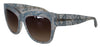 Dolce & Gabbana Elegant Lace-Trimmed Gradient Sunglasses