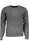 U.S. Grand Polo Elegance in Motion: Long-Sleeved Embroidered Sweater