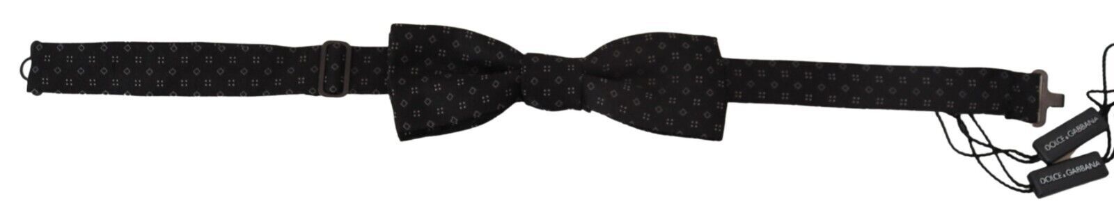 Dolce & Gabbana Elegant Silk Black Bow Tie for Men - ACCEXO