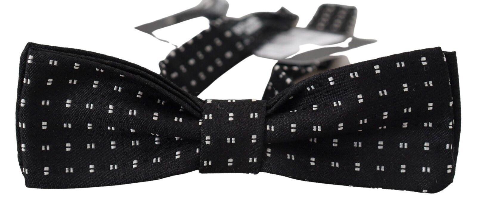 Dolce & Gabbana Elegant Black Silk Bow Tie - ACCEXO