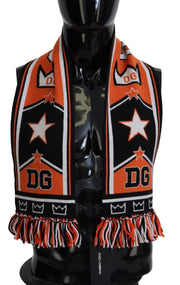 Dolce & Gabbana Elegant Multicolor Wool-Cashmere Men's Scarf - ACCEXO