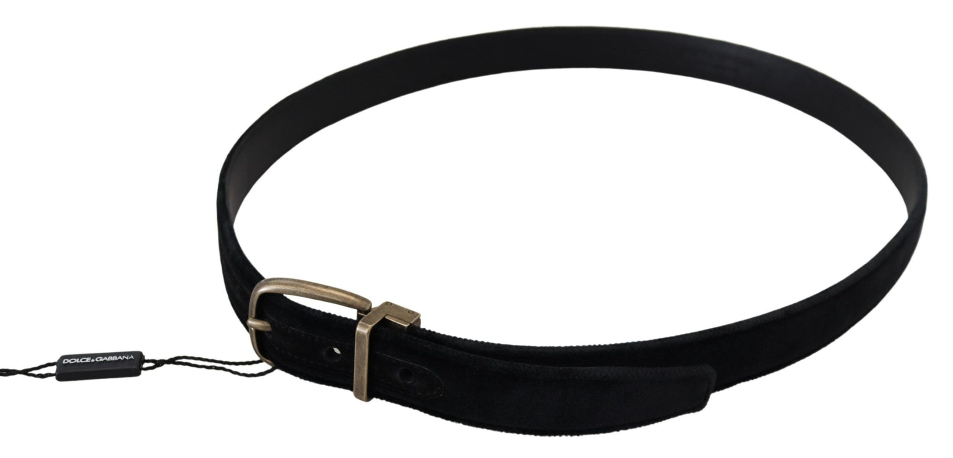 Dolce & Gabbana Elegant Black Leather Belt - ACCEXO