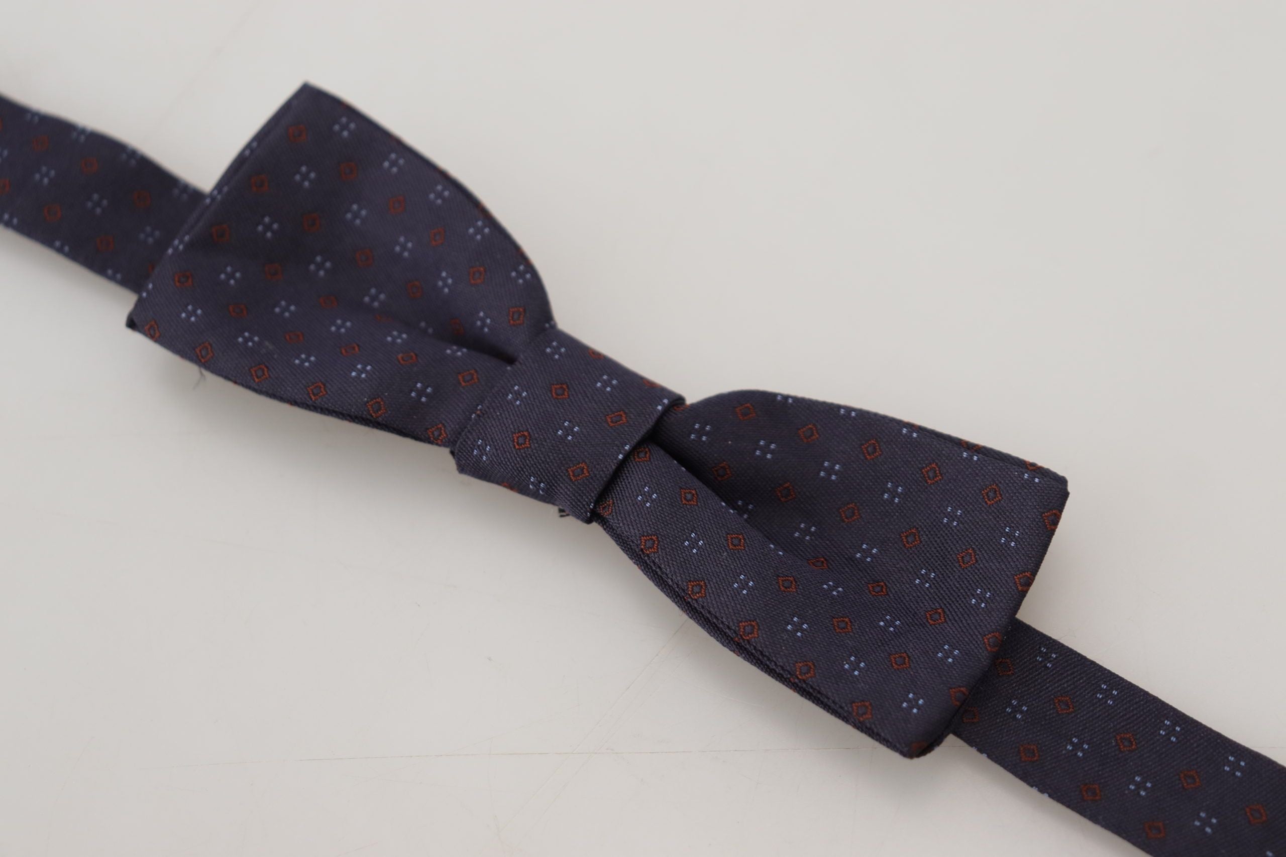 Dolce & Gabbana Elegant Silk Patterned Bow Tie - ACCEXO
