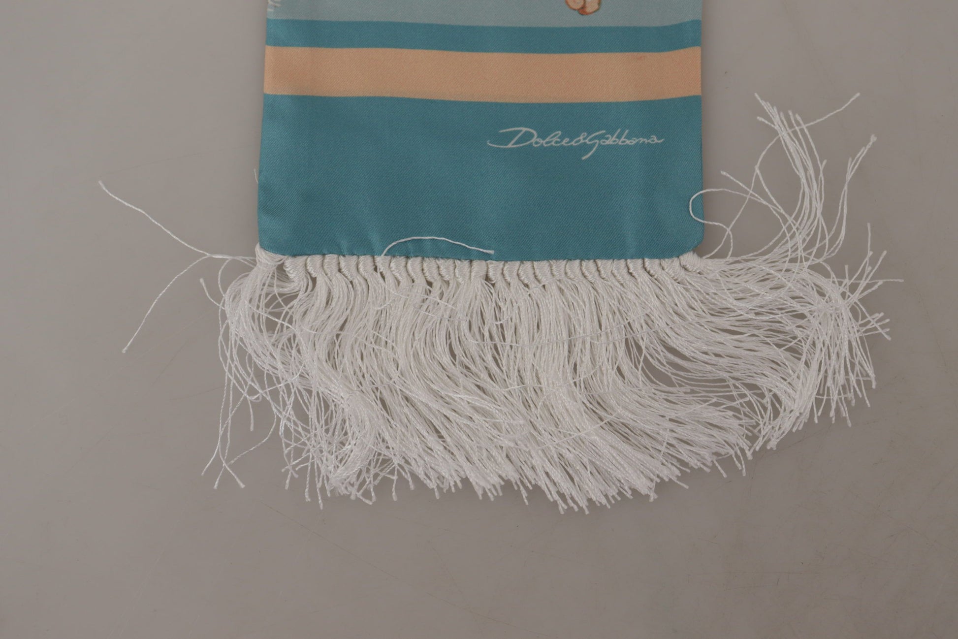 Dolce & Gabbana Elegant Silk Scarf with Shell Motif - ACCEXO