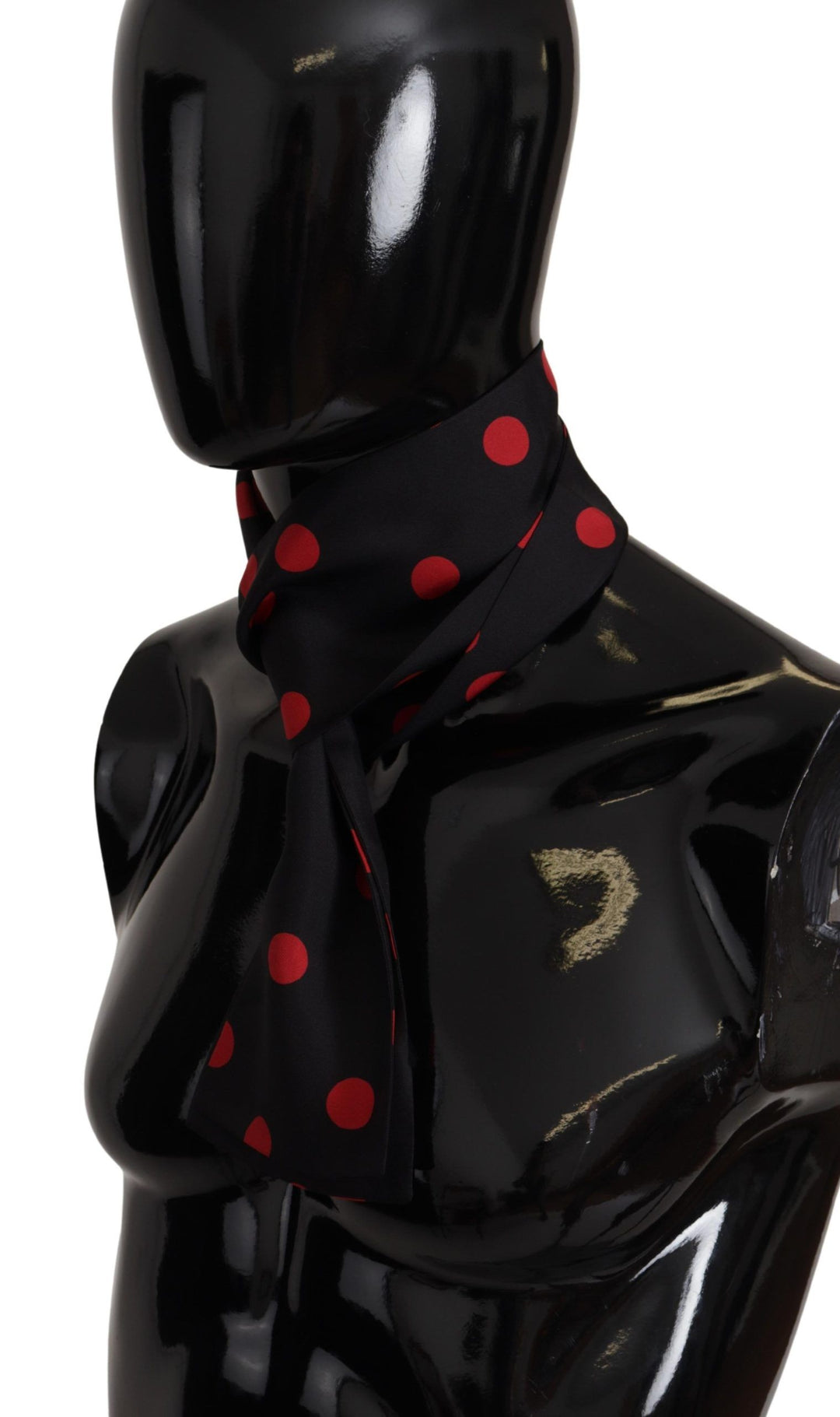 Dolce & Gabbana Elegant Silk Polka Dot Men's Scarf